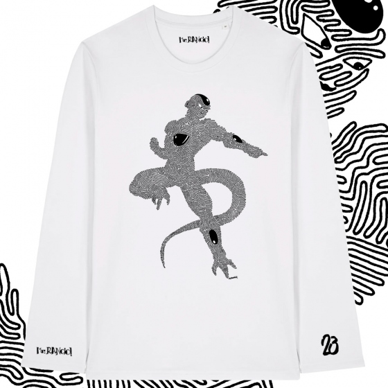 Camiseta Manga Larga Freezer Blanca Delantera