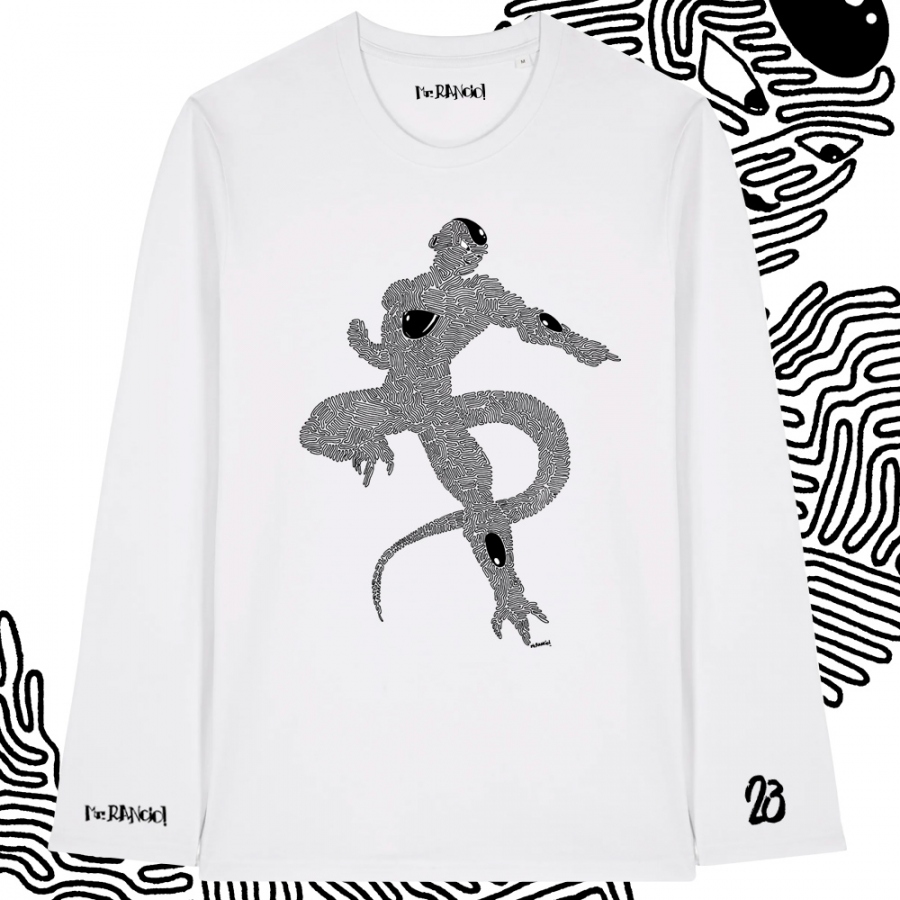 Camiseta Manga Larga Freezer Blanca Delantera